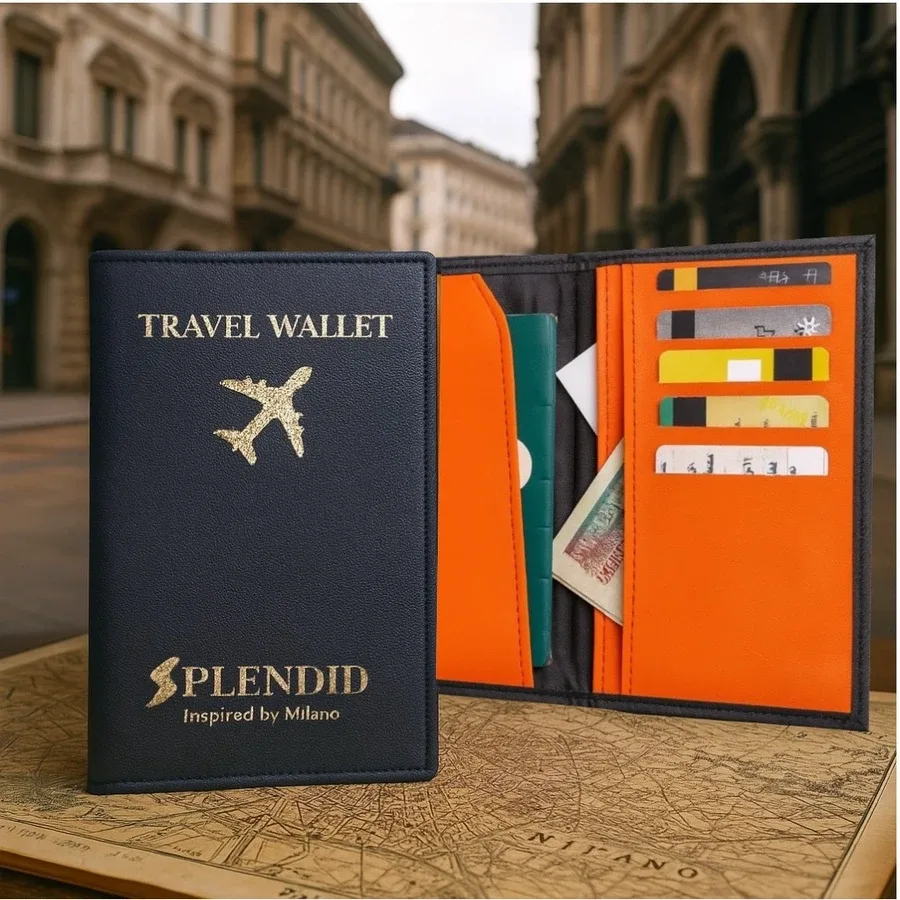 محفظة السفر الإيطالية Travel Wallet – من مجموعة الألوان فتنة الساحرة
